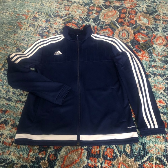 navy adidas jacket